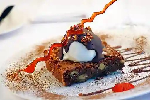 Gelato brownie