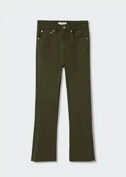 Pantalón Jean Flarecuv Verde Pastel Talla 18 Mango Girl Mango