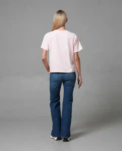 Camiseta Mujer Rosa M 202G105_ROS141907 Rifle