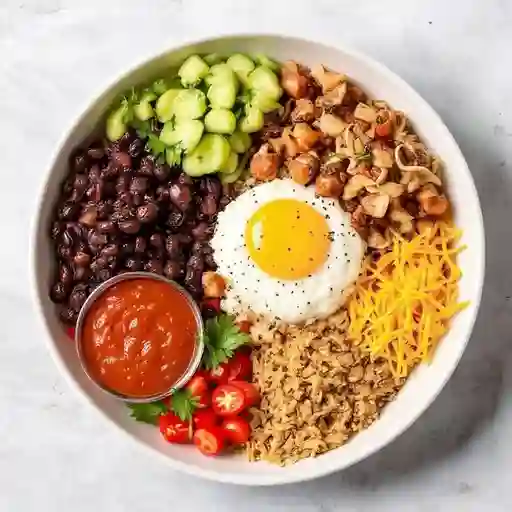 Arma tu bowl mixto mediano