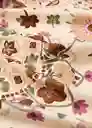 Pañuelo Ancara Crudo Talla 99 Mujer Mango
