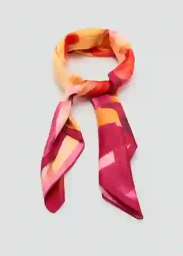 Pañuelo Sandia Fucsia Talla 99 Mujer Mango