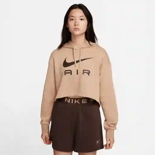 Nike Buzo Hoodie W Nsw Air Flc os Po Café T. L Ref: FB8649-200