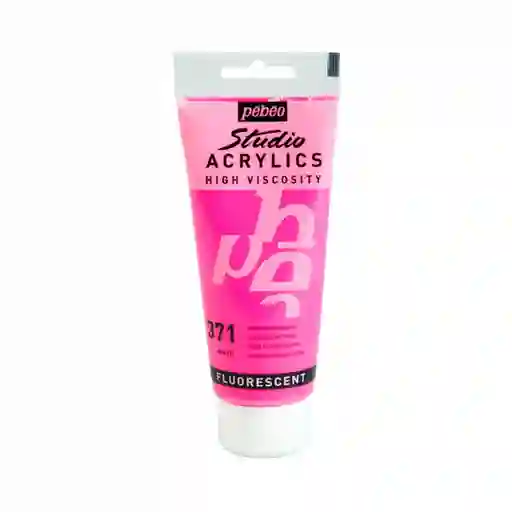 Pébéo Pintura Acrylic Studio Rosa Flúor 100 mL