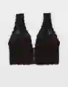 Top Bralette Aerie Negro Talla Large American Eagle