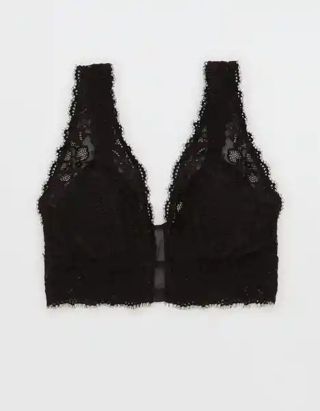 Top Bralette Aerie Negro Talla Large American Eagle