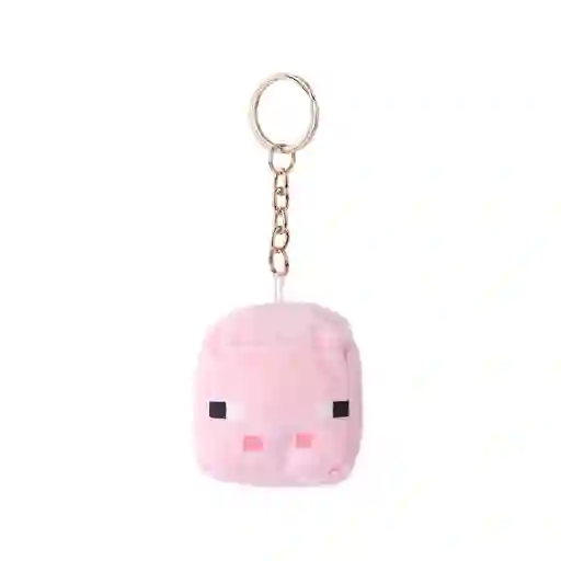 Llavero de Peluche Cerdito Serie Minecraft Miniso