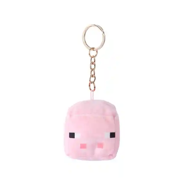 Llavero de Peluche Cerdito Serie Minecraft Miniso