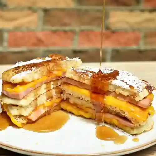 Ham Pancake Sandwich