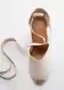 Zapatos Cabo Beige Talla 39 Mujer Mango