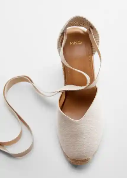 Zapatos Cabo Beige Talla 39 Mujer Mango