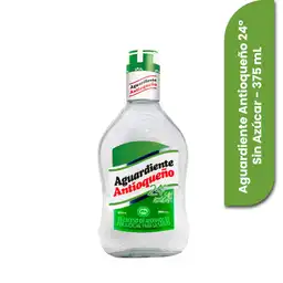 Aguardiente Antioqueño 24° sin Azúcar 