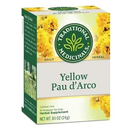 Tradicional Medicinals té Herbal Palo de Arco Libre de Cafeína