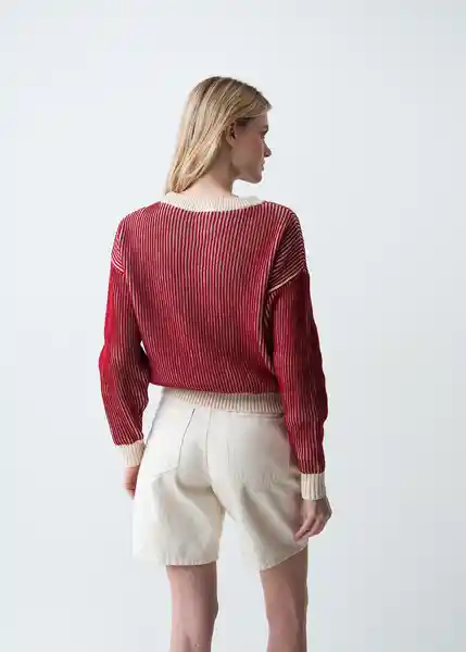 Tejido Mujer Crudo Vainilla Claro Talla M 483G098 Naf Naf
