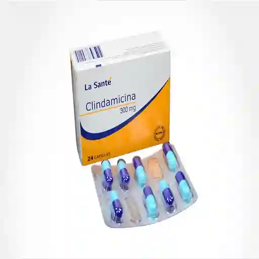 La Santé Clindamicina (300 mg) 24 Cápsulas