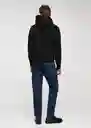 Buzo Sudadera Appartme Negro Talla L Hombre Mango