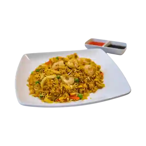 Plato Pollo y Camarón 2 Porciones