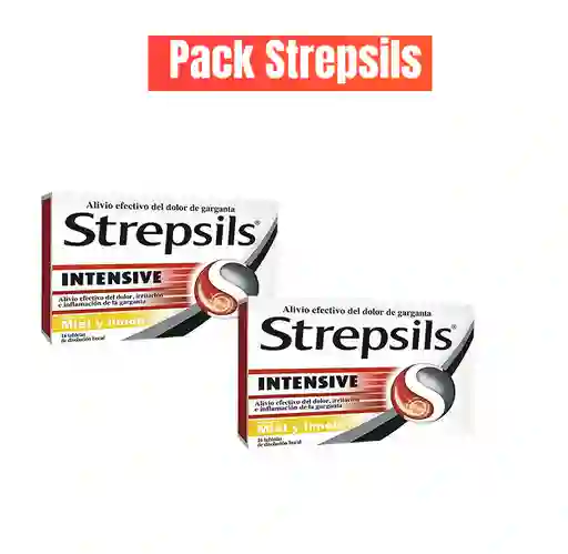 2 x Strepsils Intensive Sabor a Miel y Limón