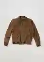 Chaqueta Grus2 Cognac Talla L Hombre Mango