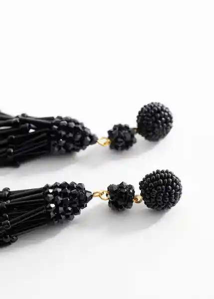 Pendientes Astrid Negro Talla 99 Mujer Mango