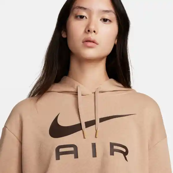 Nike Buzo Hoodie W Nsw Air Flc os Po Café T. L Ref: FB8649-200