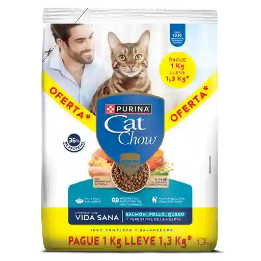 Purina Alimento Para Gatos Vida Sana Cat Chow