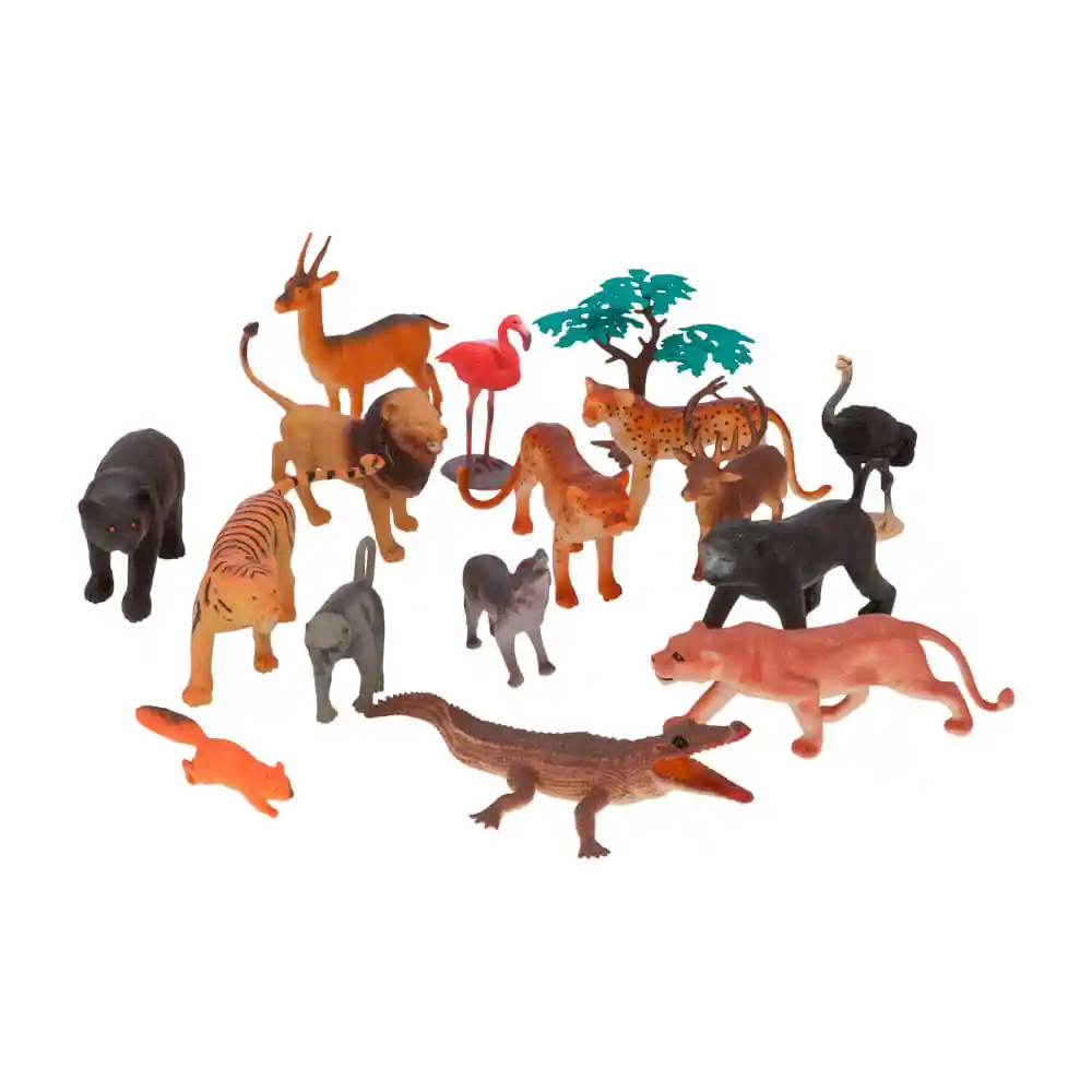 Set Juguete de Plástico Animales Multicolor L Diseño 0037
