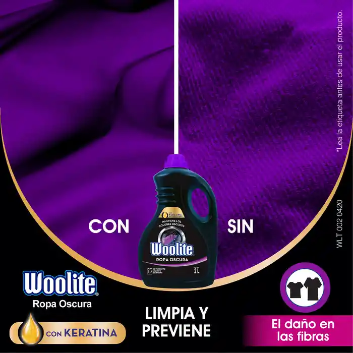 Woolite Detergente Líquido para Ropa Oscura