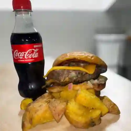 Hamburguesa Clásica en Combo
