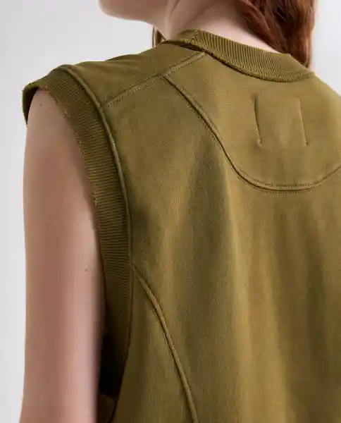 Chaleco Mujer Verde Talla M 699G005_VER180627 Americanino