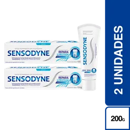 2 x Sensodyne Crema Dental Repara y Protege