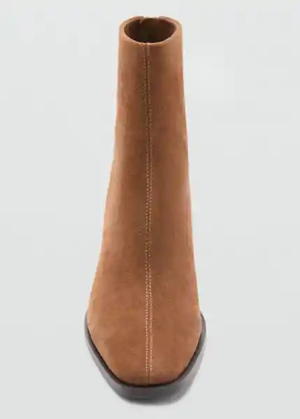 Botines Glorias Taupe Talla 37 Mujer Mango