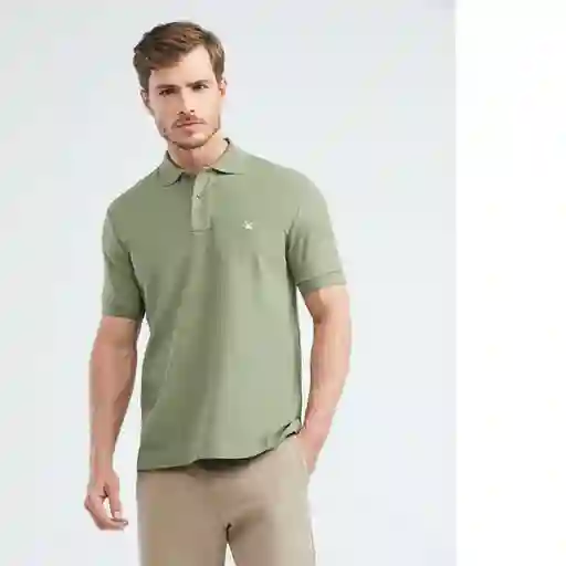 Camiseta Clásica de Hombre Color Verde Talla L Chevignon