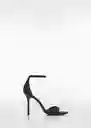 Sandalias Haka Negro Talla 40 Mujer Mango