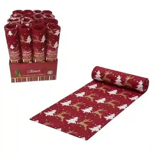 Rodeo Camino Maranelo 160 x 30 cm Rojo Poliéster