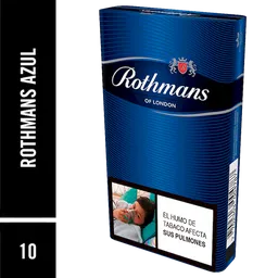 Rothmans Cigarrillos Azul 10'S
