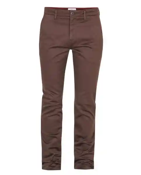 Pantalon Khakis Rocket Cafe Oscuro Talla 36 Hombre Chevignon