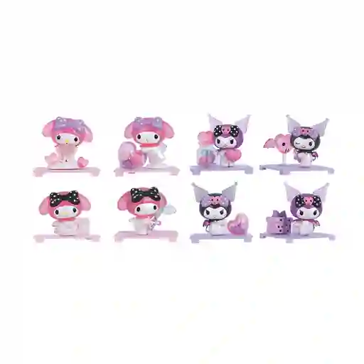 Caja Sorpresa Kuromi & my Melody Love Story Serie Sanrio Miniso