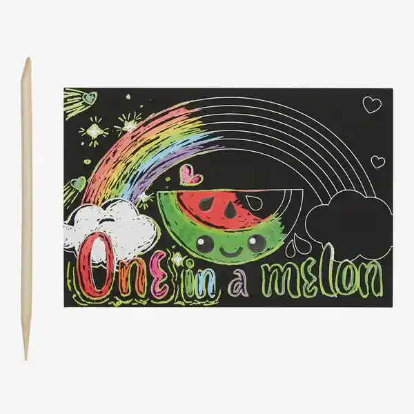 Ooly Kit de Arte Mini Scratch Juicy