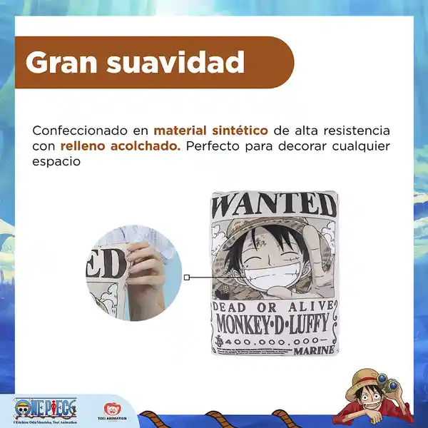 Almohada Cojín Luffy Serie One Piece Variado 16 in Miniso
