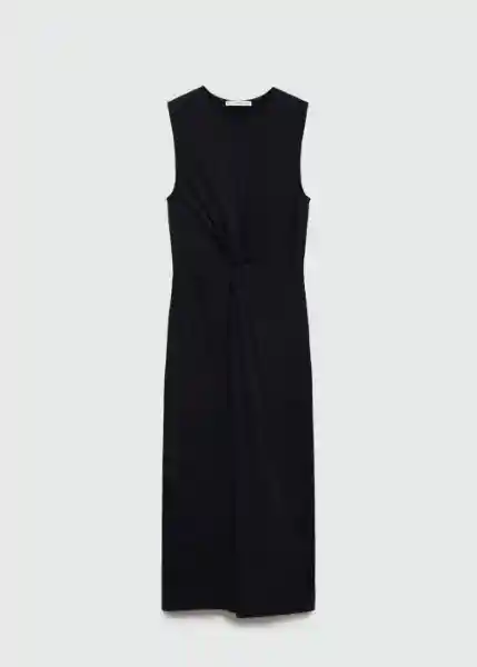 Vestido Fertina Negro Talla M Mujer Mango
