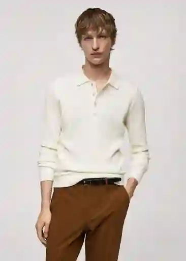 Jersey Antiguas Off White Talla XXL Hombre Mango