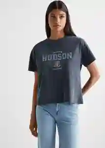 Camiseta Hudson Navy Talla 20 Teen Niñas Mango