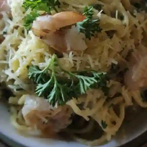 Pastas Carbonara Camaron