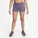 Nike Short Licra W Np Df mr 3In Mesh Mujer Morado Talla XS