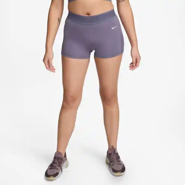 Nike Short Licra W Np Df mr 3In Mesh Mujer Morado Talla XS