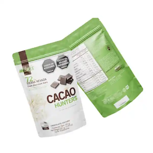 Cacao Hunters Barritas de Chocolate Oscuro de la Sierra Nevada