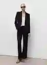 Blazer Americana Bergen Navy Talla M Mujer Mango