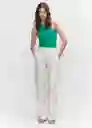 Top Boni Verde Talla M Mujer Mango