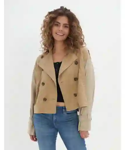 Chaqueta Mujer Café Talla MEDIUM American Eagle